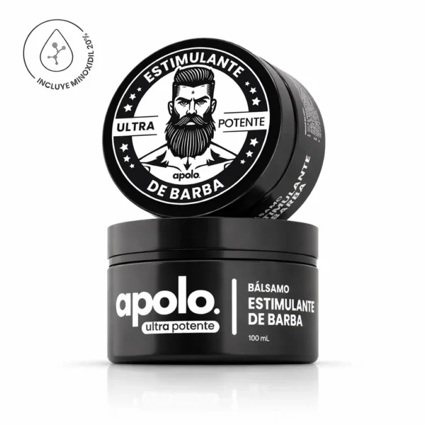APOLO Ultra-Potent Beard Growth Balm 100 ml (Minoxidil 20%)