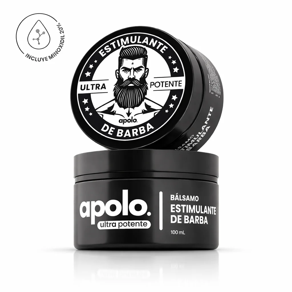 APOLO Ultra-Potent Beard Growth Balm 100 ml (Minoxidil 20%) - Image 1