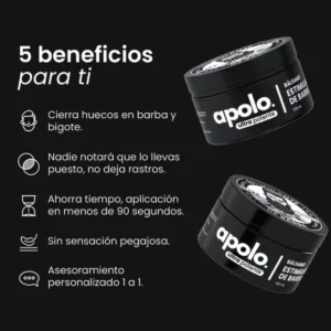 APOLO Ultra-Potent Beard Growth Balm 100 ml (Minoxidil 20%) - Image 6