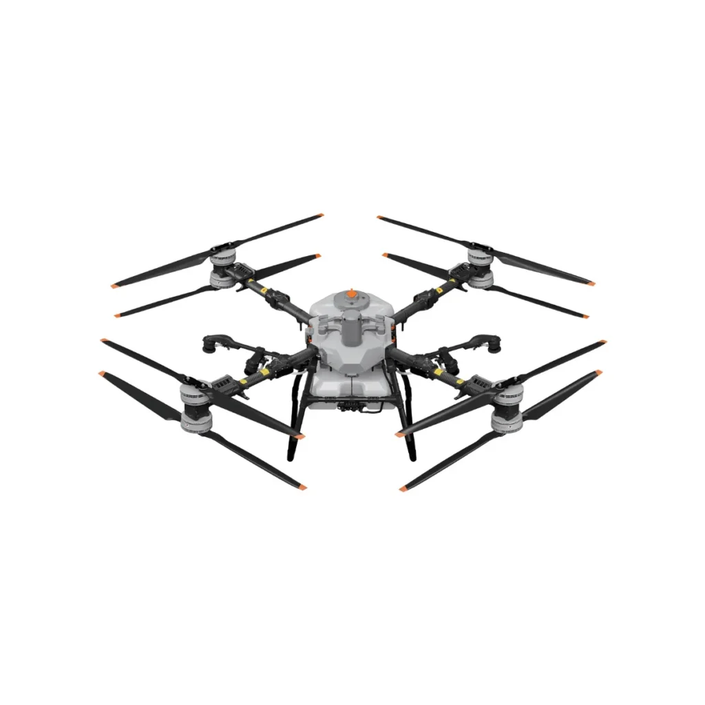 DJI Agras T100 agricultural drone in flight